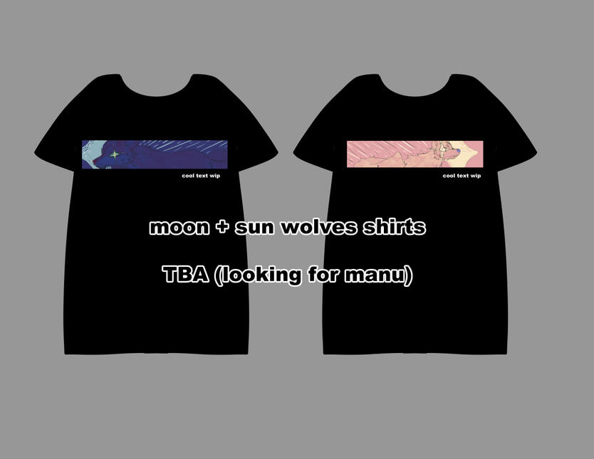 TBA wolf shirts